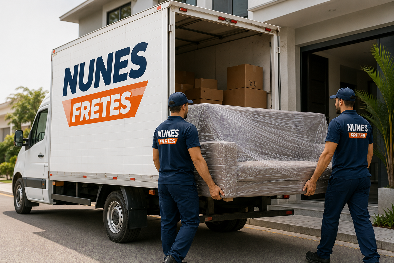 Caminhão e equipe de Frete em Vespasiano