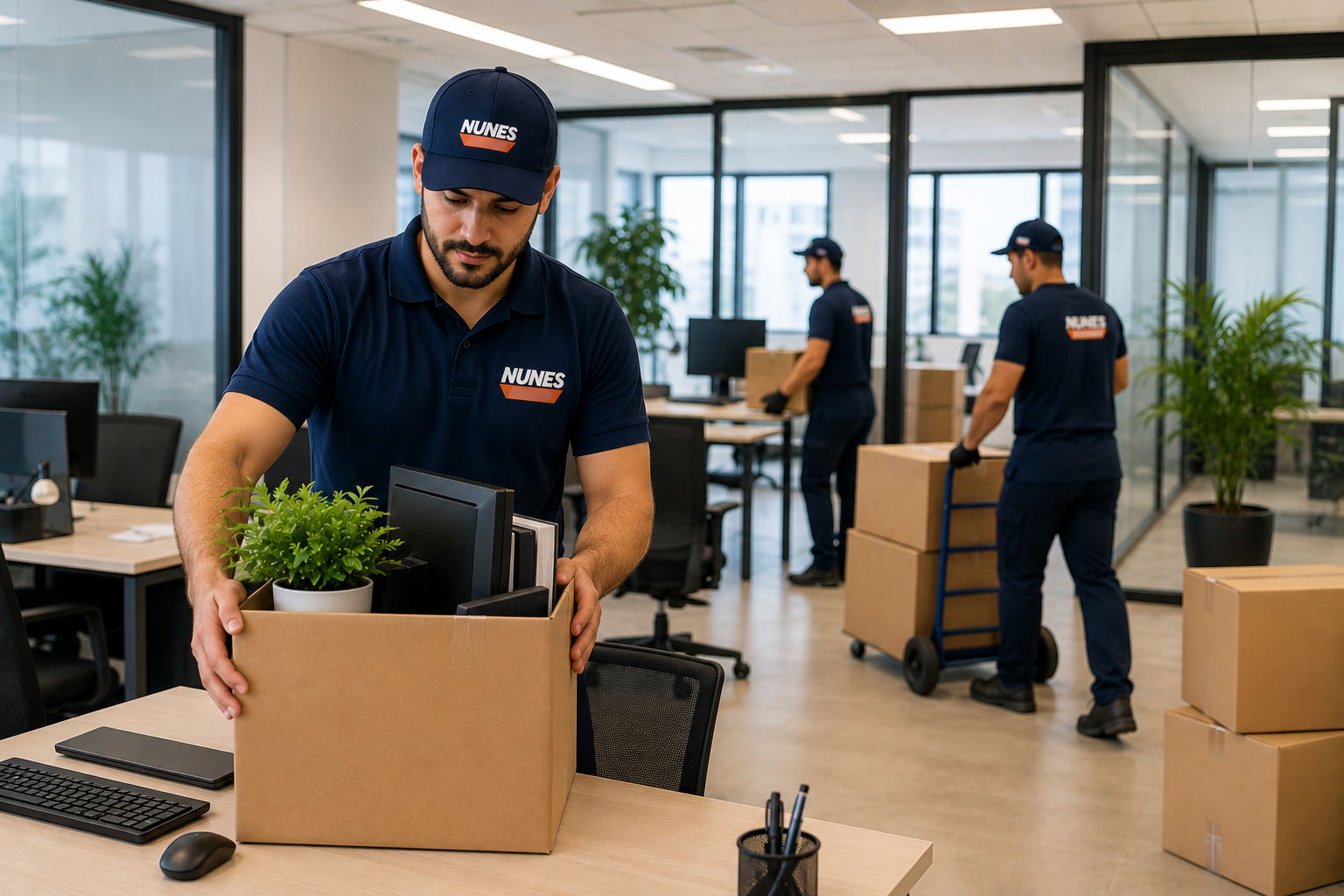 Mudança comercial em Vespasiano